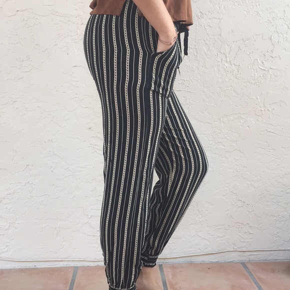 Striped Boho Pants. - Picture 3 of 3